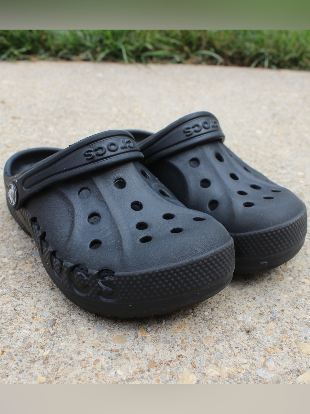 Crocs Kids' Black Baya Clogs Sz C 12